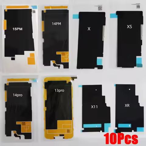 10PCS Back Dissipation Adhesive Sticker for iPhone 8 8plus X XR XS 11 12 13 14 15 Pro Max LCD Displa