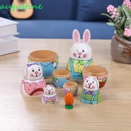 AUGUSTINE Russian Nesting Stacking Dolls Home Decor 5pcs/se Nesting Doll Collection Doll Home Bedroo