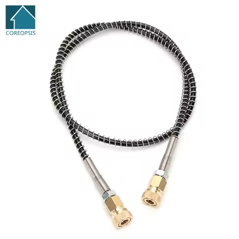 100cm High-Pressure Nylon Hose with M10x1 Thread Quick Connect Couplings 40Mpa PCP Pneumatics Air Re