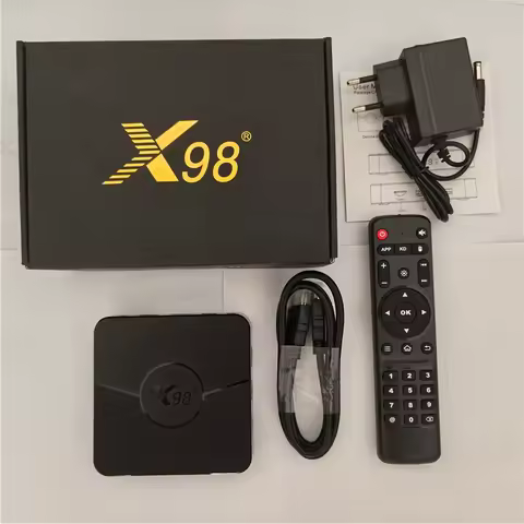 X98 Plus Smart TV Box Android 11 4GB RAM 64GB 32GB Amlogic S905W2 2.4G/5G Dual Wifi BT 4K 60fps LAN 