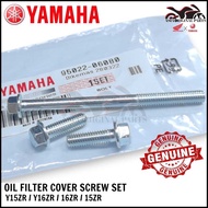ORIGINAL INDONESIA YAMAHA Y15ZR Y16ZR Y15 Y16 OIL FILTER COVER SCREW SET 95022-06080 SKRU MENUTUP FI