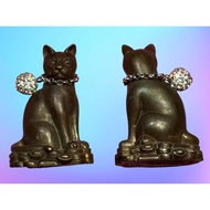 Nong Maew Riak Sap (Treasure Calling Cat). 龍婆堪布 招財貓碌葛. Only 999 Pieces Made. Wat Gut Chompoo. LP Kam