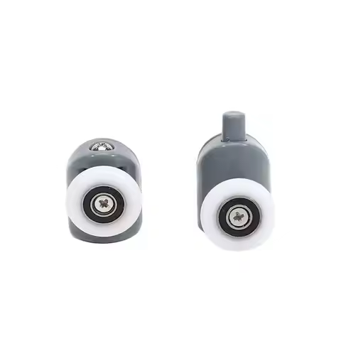 23/25mm 1Pair Shower Rooms Cabins Pulley Nylon Stainless Steel Shower Room Roller Runners Wheels Pul