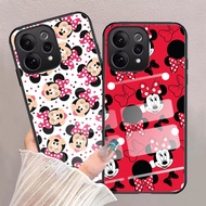 G-22 Mickey and Minnie Tempered Glass Casing for VIVO Y200 Y200E V9 Y11d Y81i V70 T3 ELite FE Y05 5G