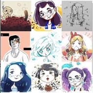 Cartoon chibi doodle logo drawing 2D animation motion graphic video making service (freelance)卡通Q版涂鸦