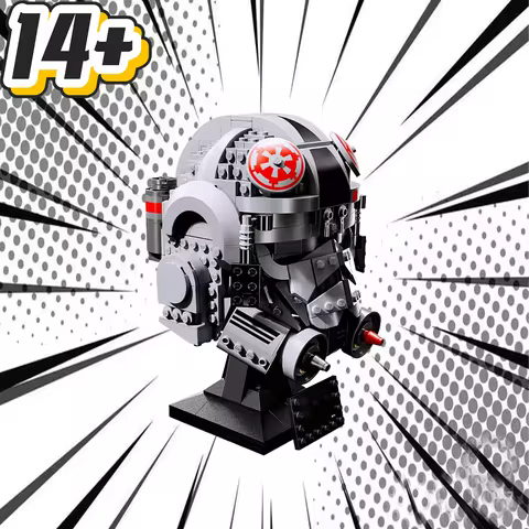 In Stock 75429 AT-AT Driver Helmet Star Battle 3D Assemble Miniatures Collectibles Model Kid Adult C