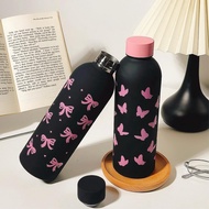 2025 New Style Portable Exquisite Large Capacity Butterfly School Stainless Girls Cup Cup Water H7z1