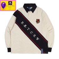 ROMANTIC CROWN Logo Line Polo Shirt_Oatmeal Original Product