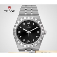 Tudor (TUDOR) Swiss Watch Royal Series Automatic Mechanical Female Watch Calendar 34mm m28400-0004 Black Disc Diamonds