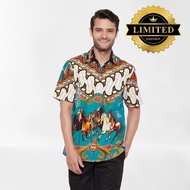 HIJAU Pradawita Batik Short Sleeve Regular Fit Horse 2B - Tosca Green