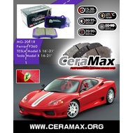 Ceramax Ferrari 360 F360 Modena MG2011R Carbon Ceramic Front Brake Pads F40 small TESLA Model S X
