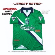Liverpool RETRO AWAY JERSEY 1999 2000 SOCCER JERSEY RETRO LFC AWAY 99 00 VINTAGE