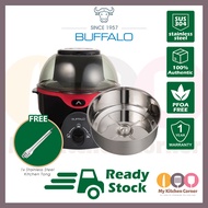 BUFFALO 牛头牌 7L Air Fryer Pro Chef Plus Stainless Steel Inner Pot 360° Turbo Heating  牛头牌7L空气气炸锅不锈钢内胆360度自转设计(KW82)