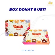 DONUT BOX 6 USTI DONUT BOX/ CONTAINS 6 DONUT BOX SI 6 @10 PCS