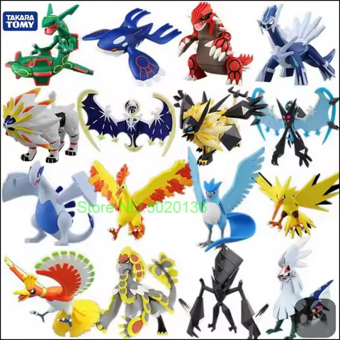Big Pokemon 8 - 17 cm Figures Sword Shield Collection Rillaboom Eternatus Zamazenta Eternatus Anime 