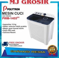 Ready Mesin Cuci Polytron Pwm 1403 14Kg 2 Tabung Pwm-1403B/X