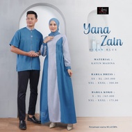 Gamis couple yana zain ori silmi / Couple terbaru silmi / gamis katun madina / Koko ori silmi