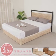 《Homelike》凡莫床台組-單人3.5尺(二色) 床頭片 床台 床組 單人床- 梧桐