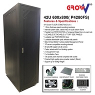Hotdeal GrowV 42U 600x800 Floor Stand Equipment / Server Rack Desktop Accessories Aksesori Komputer 