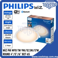 PHILIPS WIZ PHI WFB TW 9W/12.5W/17W ROUND 4"/5"/6" 827-65