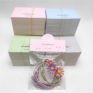 100 Sheets a Bundle 8 * 6CM Live Streaming Room Shipping Jewelry Wrapping Paper Card Bow Tie Half Fo