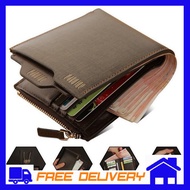Pabojoe Men Premium Genuine Real Leather Wallet | Beg Dompet Kulit | Beg Duit Lelaki | Men's Leather