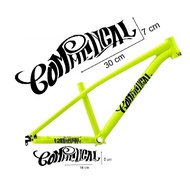 Cutting sticker frame Mountain Bike MTB roadbike commencal