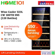 Chateau Wine Cooler 323L CW 100TH SNS (120 Bottles)