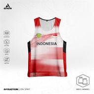 Eifrtn Singlet T-Shirt Lekbong Running Indonesian National Team Pasi Athlete Athlete Athlete Athlete