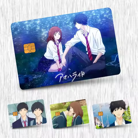 Ao H-Haru Ride Card Stickers Credit Card DIY Card Protector Stickers Waterproof Film Skin Cover