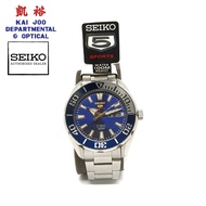 Seiko 5 Sports Automatic With Rotating Bezel and Navy Blue Dial Men's Watch