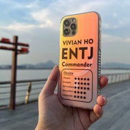 【客製化】【E型人格(英文評價款)】iPhone鐳射炫彩MagSafe手機殼