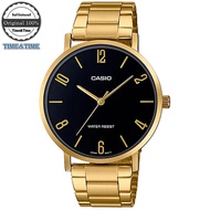 Time&Time Casio นาฬิกาข้อมือผู้ชาย สายสแตนเลส รุ่น MTP-VT01G MTP-VT01G-1BUDF MTP-VT01G-1B2UDF MTP-VT
