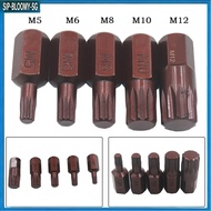 【1.15】 1PC M5- 30mm Star Screwdriver Bit 10mm Hex Shank For Screwdriver Head
