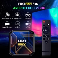 Salange HK1 RBOX K8S แอนดรอยด์13กล่องทีวี RK3528 64GB 32GB 16GB 2.4G 5G WIFI BT 4.0 8K ถอดรหัสวิดีโอชุดกล่องสมาร์ททีวีรับสัญญาณด้านบน
