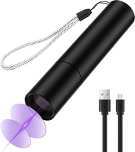 紫外光手電筒.UV Light Torch. 高效照貓癬燈.波長365nm. USB直接充電.內置鋰電池。