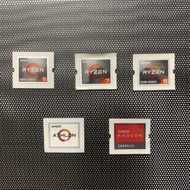 Amd Ryzen 5/7/9 logo stickers decorate PCs, laptops,... computer stickers