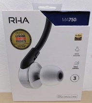 影音系列：RHA MA750i 耳機 原裝盒 連替換耳塞