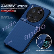 Vivo X300 Pro 5G 2025 Case Magnetic Holder Leather Armor Shockproof Phone Cases For vivo X300 Pro X3