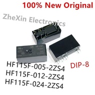Tt 10Pcs/Lot Hf115f-005-2Zs4[Unk]Hf115f-012-2Zs4[Unk]Hf115f-024-2Zs4 Ong Orihinal Na Power Relay