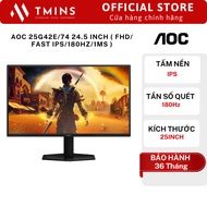 AOC 25G42E/74 24.5 inch Gaming Monitor (FHD/ Fast IPS/180Hz/1ms )