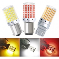 2Pcs DC12-24V LED Highlight Anti-flicker BAU15S 1156 PY21W P21W 1157 T20 7440 W21W BAY15D P21 LED Bu