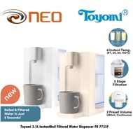 Toyomi 3.5L InstantBoil Filtered Water Dispenser FB 7735F