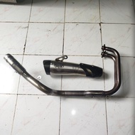 Knalpot R9 H2 Ninja 250FI Old Second Original