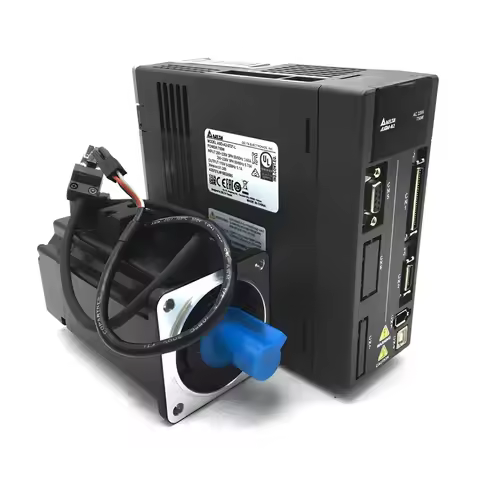 A2 Series Delta Servo Motor Driver Kit AC 220V 3000rpm 100W-2KW 40-180mm ASD-A2-0421-L+ECMA-C10604RS