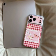 Three little horses suitable for phone case 17 Promax, iPhone 16, leather grain 15, electroplated 14