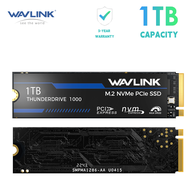 Wavlink 1TB NVMe SSD Gen3x4 PCIe M.2โซลิดสเตทไดรฟ์เกมภายใน2280ต่อเนื่องความเร็วในการอ่าน/เขียนสูงถึง