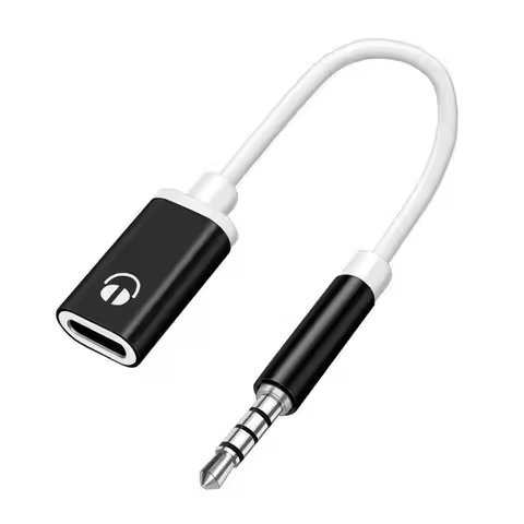 Type C To 3.5mm Headphone Car Stereo Cord Headphone Aux Cable Converter Type-C Converter Earphone Ad