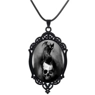Gothic Skull Pendant Necklace