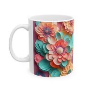 Paper Flowers (14) FW Ceramic Mug 11oz